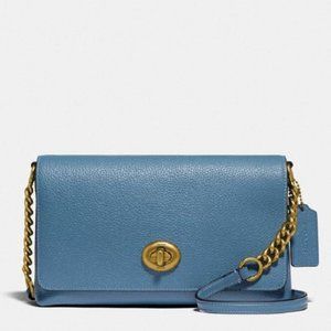 COACH Lake Crossbody in Pebble Leather